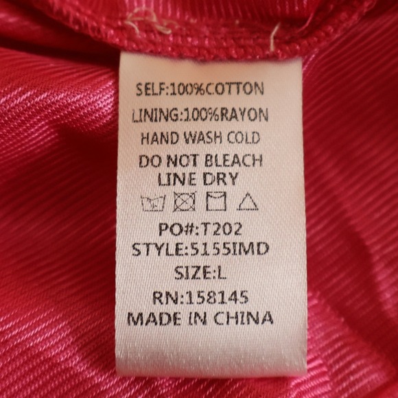 NWT TwentyTen Pink Babydoll Tiered Ruffle Dress Womens Coquette Vacation Size L - Picture 6 of 10